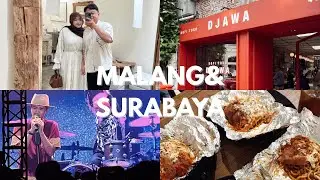 SLOW DAY IN MALANG & SURABAYA | MIE BAKAR CELAKET | EDEN TABLE CAFE | TUNJUNGAN SBY | KONSER SO7
