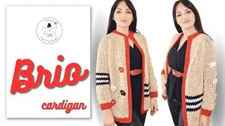 TUTORIAL: Brio cardigan uncinetto