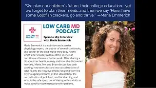 LowCarbMD Podcast Episode 163   Maria Emmerich