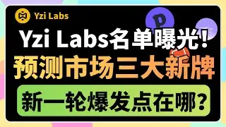 Yzi Labs孵化名单曝光，预测市场新一轮爆发点在哪？