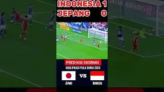 Indonesia VS Jepang. Pertandingan kualifikasi piala dunia Indonesia vs Jepang