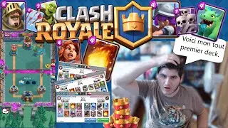 Je red&eacute;couvre mon tout premier deck sur clash royale( il est trop bien).