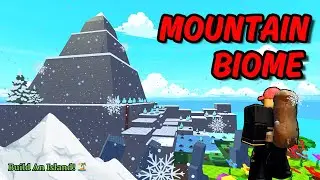 This Mountain Biome in Build An Island Roblox will Impress even True Climbers!