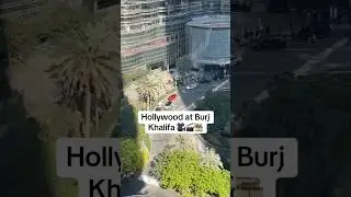 Hollywood film shooting at the entrance of Burj Khalifa in Dubai #dubai #bts #bollywood #shorts #ai