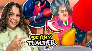 A PROFESSORA VOOU EM UM FOGUETE ! - Scary Teacher Special 2023