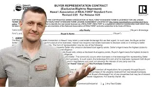 Hawaii Buyer Representation Contract Fully Explained