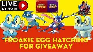 MASUDA METHOD // FROAKIE SHINY egg hatching for GIVEAWAY // POKEMON SCARLET AND VIOLET GAMEPLAY