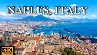 [4k] Walking tour in NAPLES - From PEBLISCITO SQUARE to the sea (Mergellina), Italy