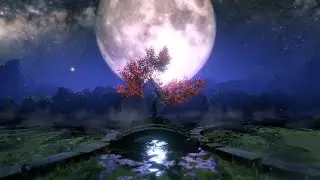 Moonlit Dreams 🌙 | Red Leaves Under the Moon 🍁 | Calming Sleep Music & Soft Vocals | 3 Hours