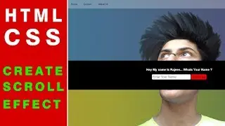 Create Scrolling Effect Using CSS and HTML | Web Tutorials