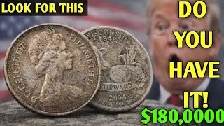 Top 2 Coins Worth Money 💰 2004 Wisconsin Quarter & 1970 UK 5 New Pence