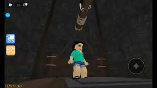 Je joue &agrave; ROBLOX (GRUMPY GRANNY) avec mon fr&egrave;re 