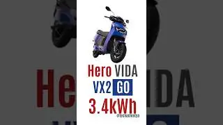 Hero Vida VX2 Go New 3.4kWh Variant Launched! 🔋| Range, Price & 3.4kWh Battery