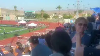 Miranda Camargo winning the Big VIII 1600m finals