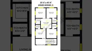 25 x 45 house design/ 25 x 45 ghar ka naksha/ #25x45 #buildmyhome #home #shorts #music