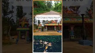 🔱 Sri Chakra Maha Meru Yercaud &ndash; Divine Energy of Lalitha Tripurasundari! 🙏✨ #travel #nature#temple