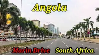 #Angolavlogs Beautiful Place In Luanda Angola ।। Marin Drive in Angola ।। सुनहरा भारत Vlogs.