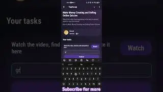 TapSwap Make Money Creating and Selling Quizzes TapSwap Answer