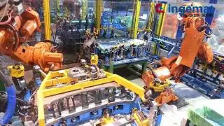 INGEMAT, S.L.Assembly line with roller hemming Ford Focus St Petersburgh Hood