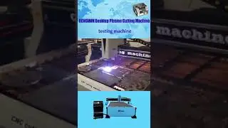 RONGWIN P-3015 Table Type CNC Plasma Cutting Machine cutting steel plate good effect
