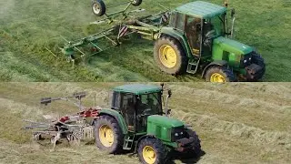 FIENAGIONE 2021 | JOHN DEERE | VOLTATURA E RANGHINATURA | AGRINOVA