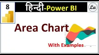 Area Chart in Power BI Hindi