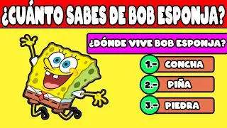 Trivia : Cuanto Sabes De Bob Esponja En Menos De 10s         Test/Trivia/Quiz