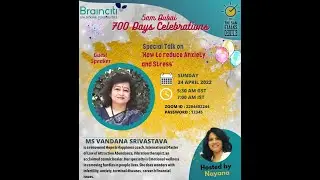 How to reduce Anxiety and Stress :Ms Vandana Srivastava