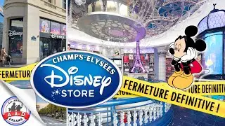 ADIEU DISNEY STORE DES CHAMPS ELYS&Eacute;ES PARIS : FERMETURE DEFINITIVE