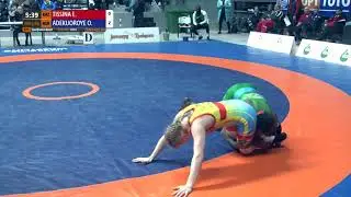 Qual. WW - 57 kg: E. TISSINA (KAZ) v. O. ADEKUOROYE (NGR)