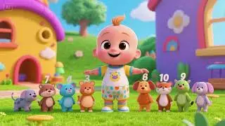 Baby Counting 10 Little Animals | Nursery Rhymes & Kids Songs