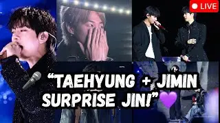 Taehyung & Jimin Surprise Jin On Stage! BTS Reunion Moment at RunSeokjin EpTour Encore Day 2💜