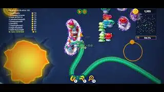 What a move...Zombie worm is eating lots of worm ...