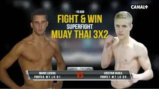Mario Lucena muay thai vs C.Vasile