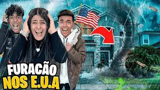 FURACÃO NOS EUA🇺🇸OQUE VAMOS FAZER AGORA?😱NÃO SABEMOS PARA ONDE IR!😰