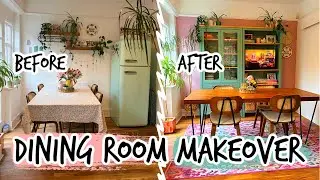 Cottagecore Dining Room Makeover | Full Room Transformation 💕