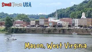 Mason, West Virginia & Scenic Ohio River Views! Boats, Storefronts & Old Churches in Pomeroy, OH