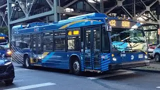 MTA: 2024 Novabus LFS C.Hs #9190 & #9183 + New Flyer XD40 #9336 Q32, Q60 & Q100 LTD buses | 08/30/25