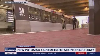 New Potomac Yard station opens today
