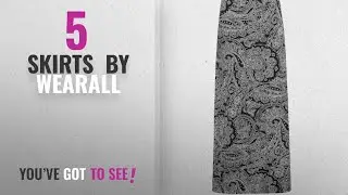 Top 10 Wearall Skirts [2018]: WearAll Women's Paisley Print 70S Boho Stretch Long Maxi Skirt 14-28
