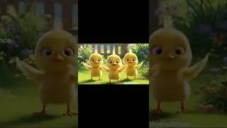 Cute Duck Group Dance ✨🐥 Enjoying 🌟#shortsfeed #cute #funny #cartoon #duck #viral #ai #new