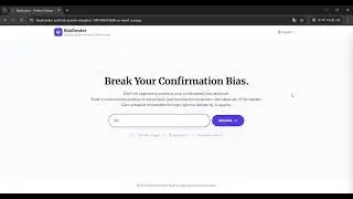 Break Your Confirmation Bias