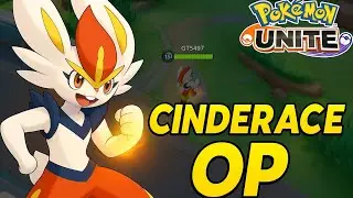 OP Cinderace | I Can't Believe This Pyro Ball Damage! | Pokemon unite ranked gameplay| Cinderace