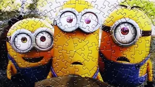 (Hura Huro ) MINIONS Puzzle Game Clementoni Rompecabezas Despicable Me Kids Jigsaw Puzzles De Toys