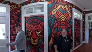 360 video | Pioneer Meats Mural in Boerne, Tx.