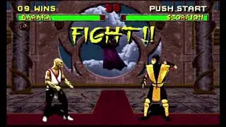 Mortal Kombat 2 sega saturn Baraka