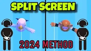 Как разделить экран в Fall Guys ✅ 2024 МЕТОД/ИГРОВАТЬ Разделенный экран (ПК/XBOX/PS/SWITCH) ДВОЙН...