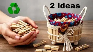 &ldquo;Creative Upcycled Decor: Make Stylish Mini Vases with Jute & Wood Clips&rdquo;