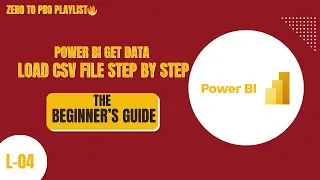 Power BI Get Data | Load CSV File in Power BI Desktop (Beginner Tutorial)