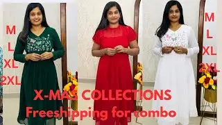 X-MAS COLLECTIONS 2025 stunning collections M,L,XL,2XL #xmascollection #fashion #new #online #kurti